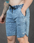 SHORT JEANS MARMORIZADO CLARO / R6-E-L