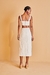 Saia Alicia Off White - loja online