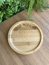 Prato Bambu Personalizado Good Morning 20cm