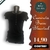 camiseta feminina preta basic bluesteel