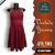 vestido yunire vermelho