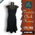 vestido preto clock house