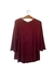 Blusa suede vinho GG