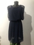 Vestido M Jao Ran Azul Marinho - comprar online