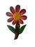 Flor de madeira parede - comprar online