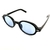 Óculos Ipanema preto com lentes azul - comprar online