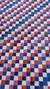 Tapete de Couro Quadriculado 1,20X1,80m Colorido - Joli Tapetes