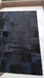 Tapete de Couro Quadriculado 1,40x2,00mPreto com tons de Marrom Placa 20x20cm na internet
