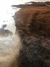 Tapete De Couro Marrom Escuro com Manchas Brancas 1,65x1,85m na internet