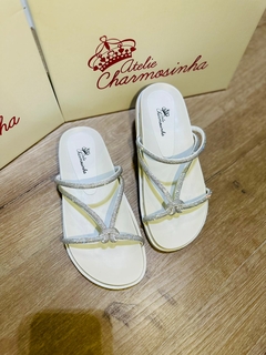Tamanco Flat Feminino Calce Fácil Brilho Confort Original - comprar online