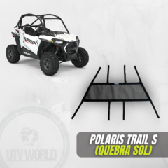 Tela de Proteção Quebra Sol Traseira Polaris Trail S - Preta