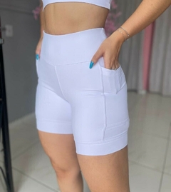 SHORT DE CORRIDA BRANCO Duplo Forro FABRICAÇÃO PROPRIA