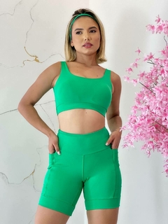 SHORT DE CORRIDA PRETO Duplo Forro FABRICAÇÃO PROPRIA - FitnessComAmor