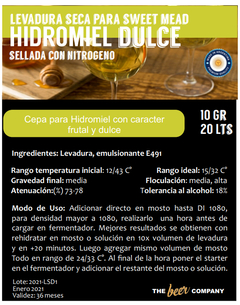 LEVADURA DE HIDROMIEL DULCE