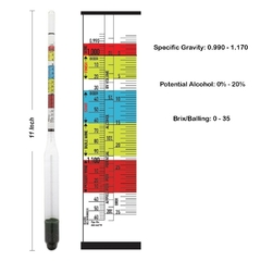 DENSIMETRO TRIPLE ESCALA 1000-1170 KROME en internet