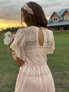 Imagen de Vestido Lizeth rosa durazno