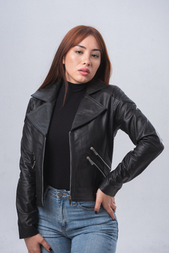 Campera de cuero Ámbar - comprar online