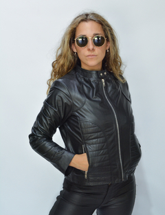 Campera de cuero Zara - comprar online