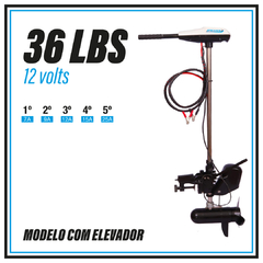 01 - Motor Elétrico 36 LBS - Spiesser | Motores Náuticos Elétricos