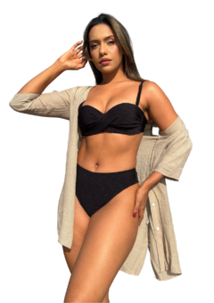 CHEMISE KIMONO SAIDA DE PRAIA COM BOTÔES - 12796 na internet