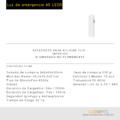 LUZ DE EMERGENCIA LED