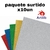 Cartulina Glitter paquete surtido de colores x10un