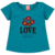 Conjunto infantil manga curta Verão Love - comprar online