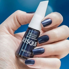 esmalte risqué novo azul 8ml - comprar online