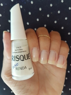 esmalte risqué renda natural