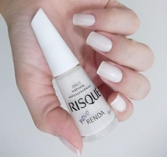 esmalte risqué renda natural - laysa lourrane