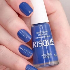 esmalte risqué azulivre mente 8ml - comprar online