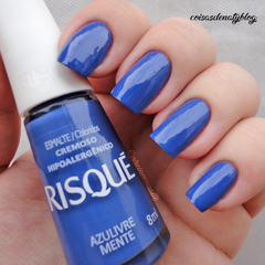 esmalte risqué azulivre mente 8ml