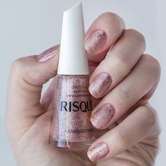 esmalte risqué granulado rosé 8ml