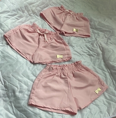 short de tactel rosa bebê - comprar online