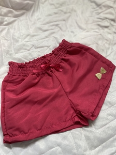 short de tactel rosa pink