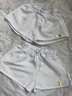 short de tactel branco - comprar online