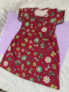 vestido estampado M ( 4 a 6 anos)