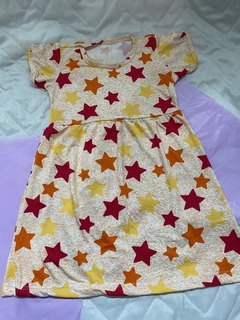 vestido estampado M ( 4 a 6 anos)