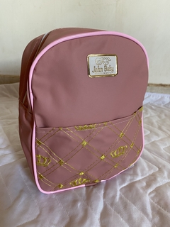 kit bolsa mala maternidade 5 peças minha princesa rosé