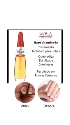 esmalte base fortalecedora impala - comprar online