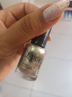 esmalte love cromado ouro 6,5 ml na internet