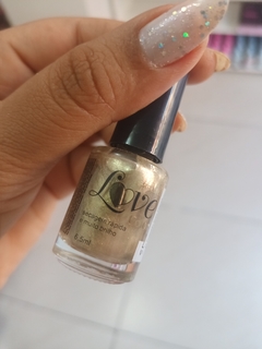 esmalte love cromado ouro aliança 6,5 ml