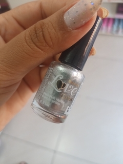 esmalte love cromado prata 6,5 ml