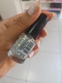 esmalte love glitter prata 6,5 ml - comprar online