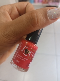 esmalte love vermelho preferido 6,5 ml na internet