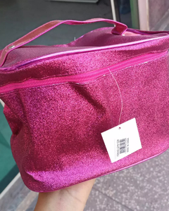 Necessaire com Glitter pink