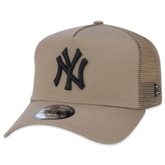 Boné New Era 9FORTY A-Frame Trucker Snapback MLB New York Yankees Aba Curva