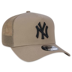 Boné New Era 9FORTY A-Frame Trucker Snapback MLB New York Yankees Aba Curva na internet