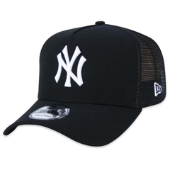 Boné New Era 9FORTY A-Frame Trucker Snapback MLB New York Yankees Aba Curva