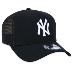 Boné New Era 9FORTY A-Frame Trucker Snapback MLB New York Yankees Aba Curva na internet